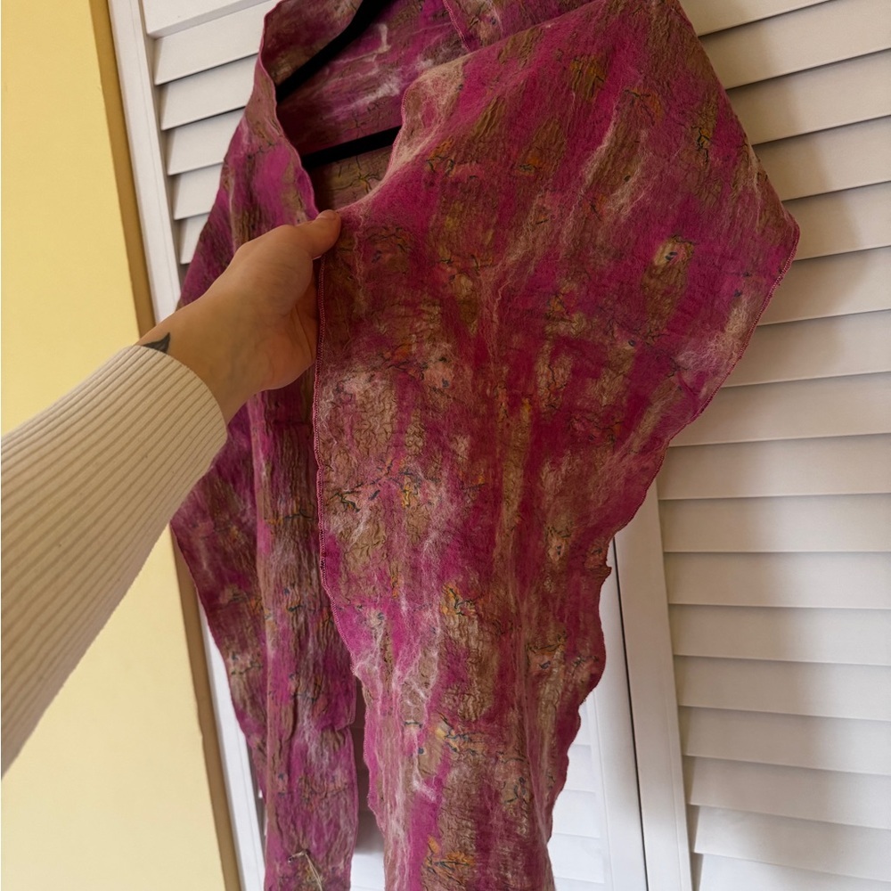 Elegant Pink Scarf